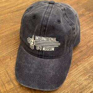 International UFO Museum Blue Baseball Cap Hat OS Adjustable Alien UFO Spaceship